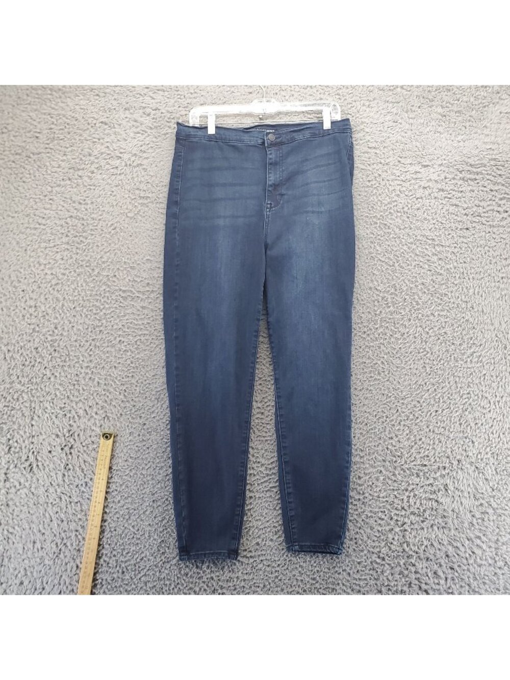 Fashion Nova Jeans Womens Size 15/32 Blue Mid-Rise Skinny Stretch Denim Casual S